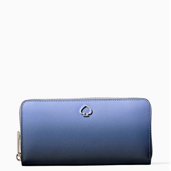 kate spade Handbags - NWT  Kate Spade Large Blue Wallet Card Holder